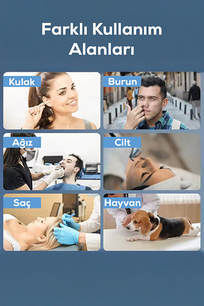 Kablosuz Wifi Kulak Temizleme Kamerası - Ios Android Iphone Uyumlu 1296p Hd Led Otoskop Kam